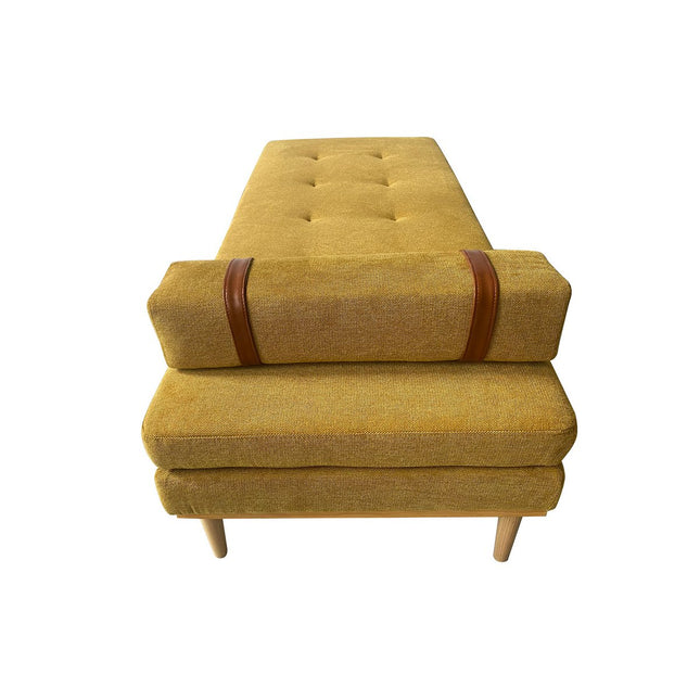 Yellow structured daybed