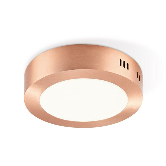 Home Sweet Home LED Ceiling Lamp Ska - Copper - Round 17/17/3.6cm