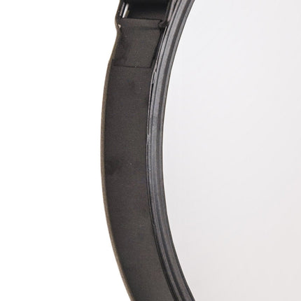 HV Round Mirror Metal - Black - 30cm