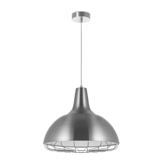 Home Sweet Home Hanging lamp Job - Brushed steel - 38x38x140cm