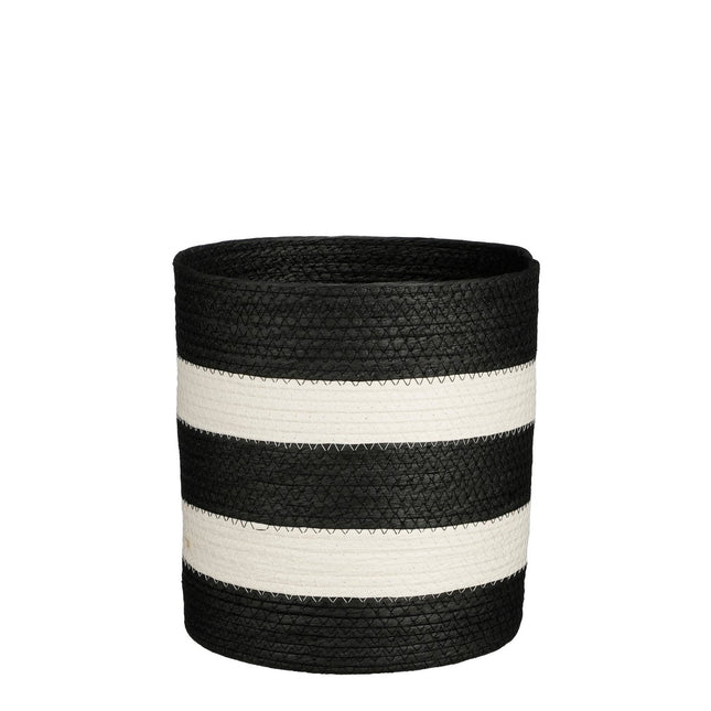 Nacho Basket - Set of 2 - H34 x Ø29 - FSC Mix - Black, White