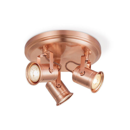 Home Sweet Home LED Surface-mounted spotlight Venn 3 - incl. dimmable LED lamp - Copper