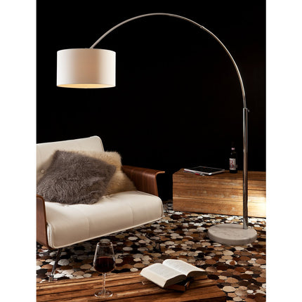 Arc lamp 210 cm white