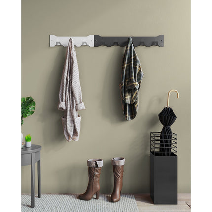 Gorillz Triangle Five - Wall coat rack - Industrial - Coat rack - 5 hooks - Green