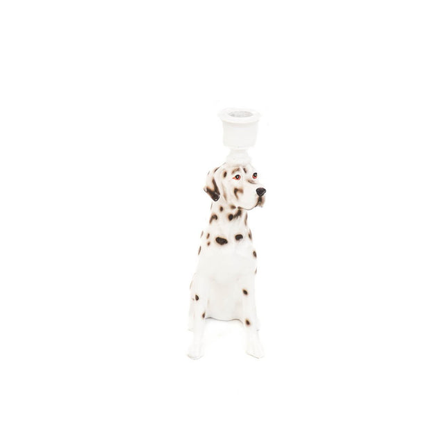Housevitamin Dalmatian Candle Holder - Black/White