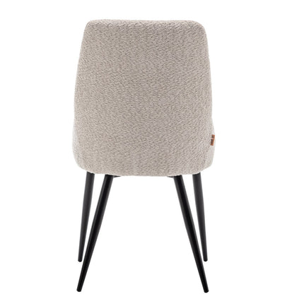 Dining room chair Oscar Boucle Beige Set of 2