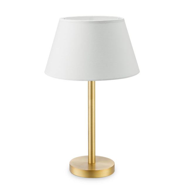 Home Sweet Home Table lamp Largo - E27 Brass White 30cm
