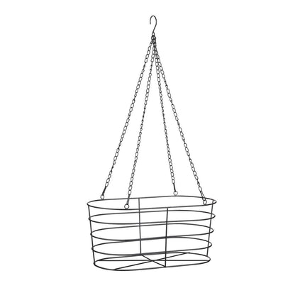 Callee Hanging Basket for Plants - L42.5 x W21 x H76 cm - Metal - Black