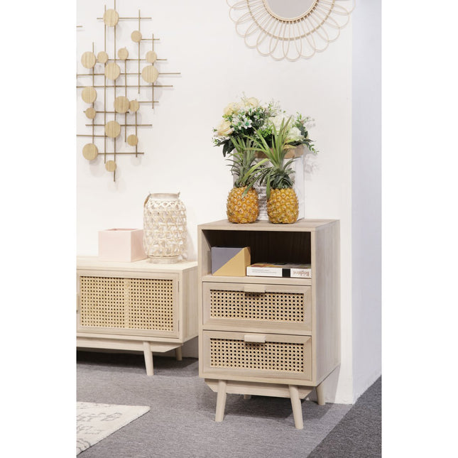 Chest of drawers 42x36 cm woven rattan