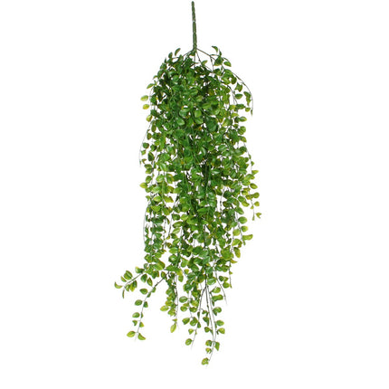 Ficus Kunst Hangplant - H81 cm - Groen