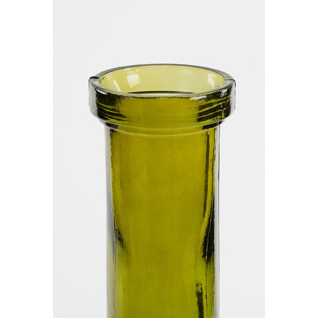 Rioja Bottle Vase - H75 x Ø18 cm - Recycled Glass - Dark Green