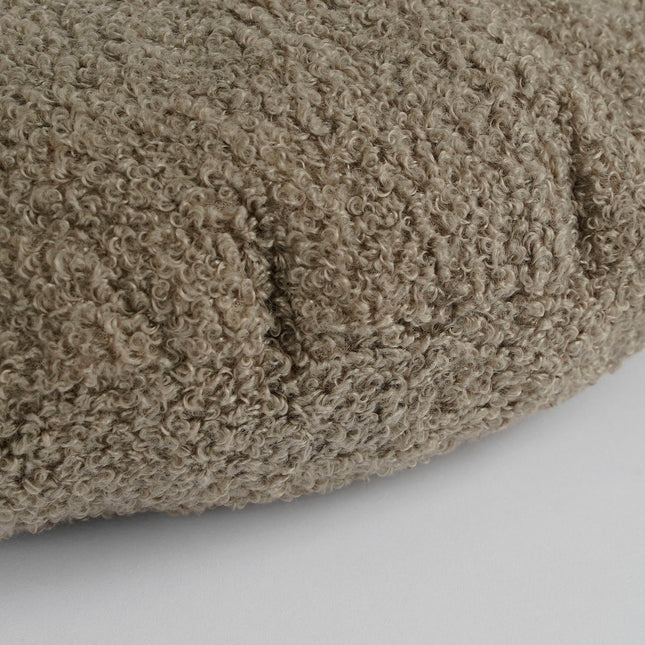 Nadine Decorative Cushion - Ø40 cm - Recycled Polyester - Light Brown