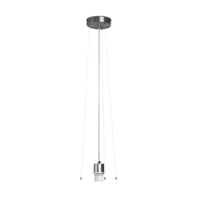 Home Sweet Home lighting pendant Hover D12.5x100cm-Brushed steel