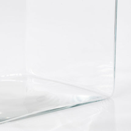 Britt Vase - L20 x W20 x H20 cm - Square - Transparent