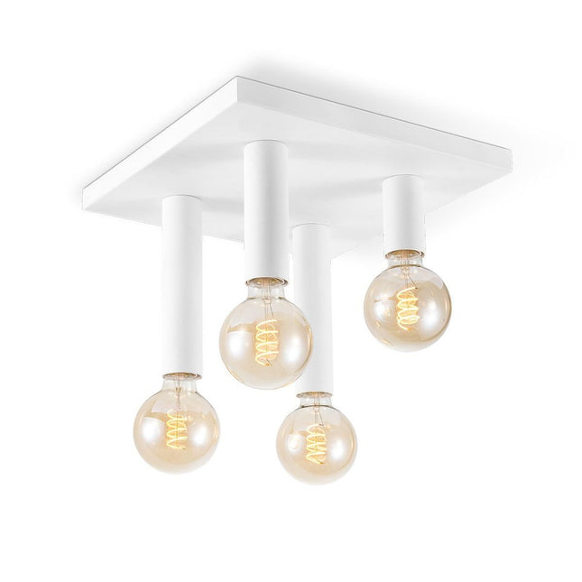 Home Sweet Home Modern LED Ceiling Lamp Marna 4 lights White - Square