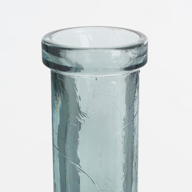 Rioja Bottle Vase - H75 x Ø18 cm - Recycled Glass - Dark Gray