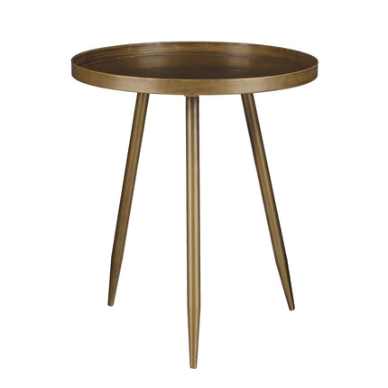 Flores Side table - H48 x Ø42 cm - Metal - Bronze