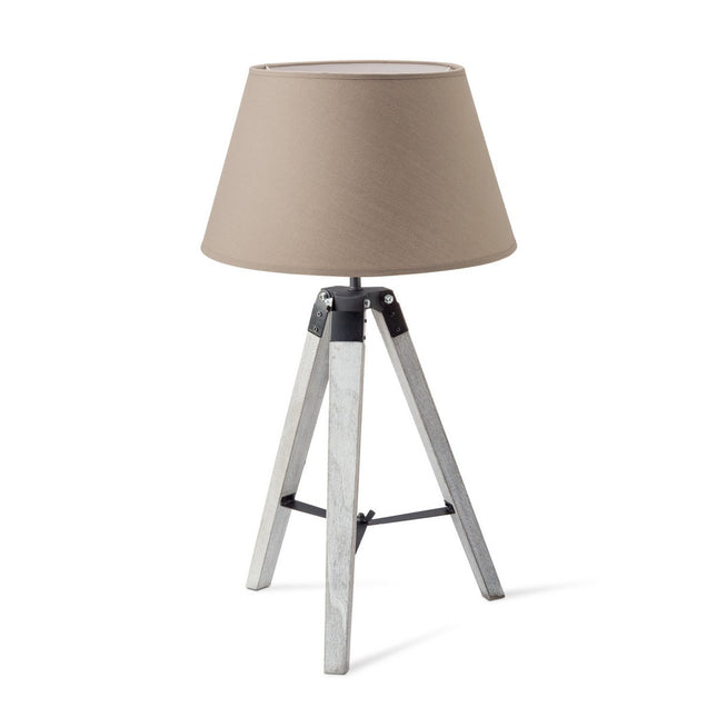 Home Sweet Home Table lamp Largo - White Lamp base and taupe