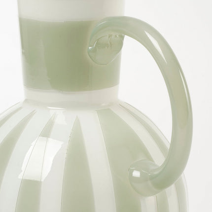 Bazaar Vase - H21 x Ø17.5 cm - Glass - Light green