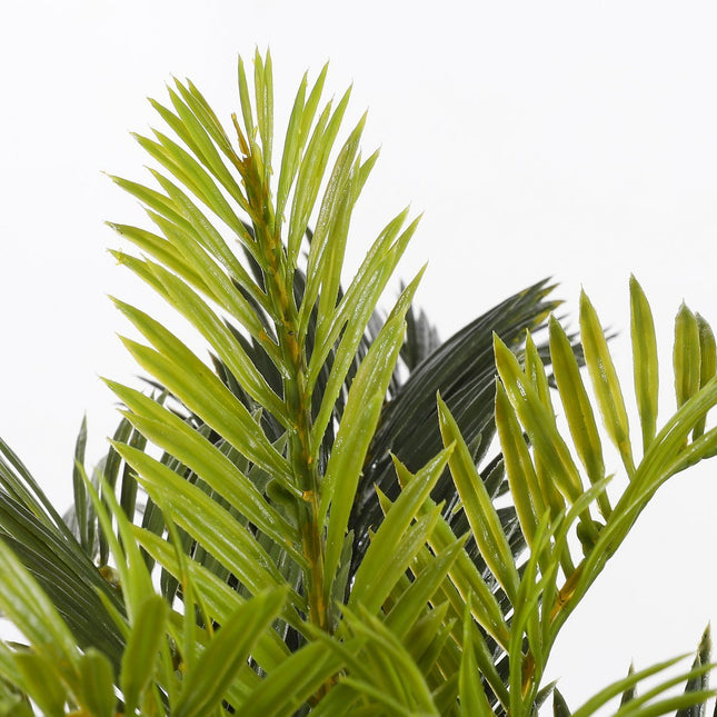 Cycas Palm Kunstplant in Bloempot Stan - H37 x Ø44 cm - Groen
