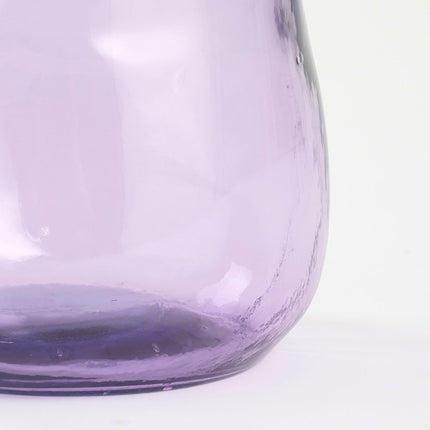 Pinto Vase - H51 x Ø22 cm - Recycled Glass - Lilac
