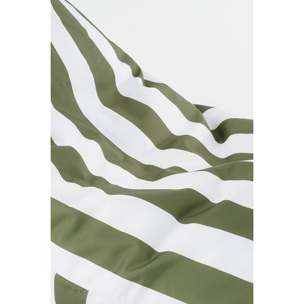Rissy Beanbag - L140 x W95 x H95 cm - Green, White