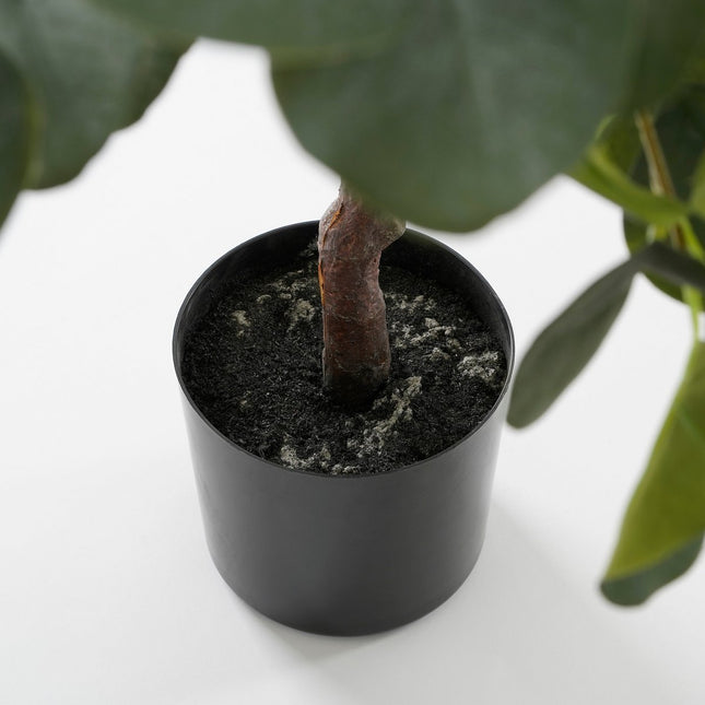Artificial Eucalyptus Plant in Flower Pot - H75 x Ø15 cm - Green