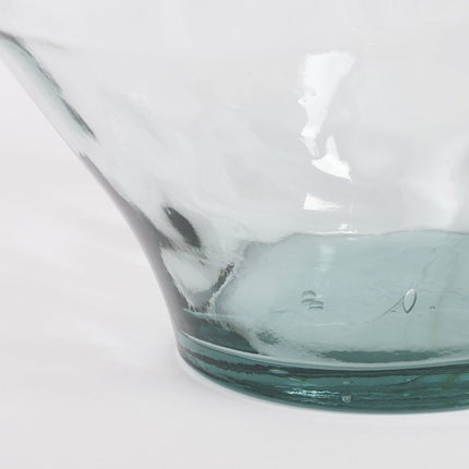 Kyara Bottle Vase - H46 x Ø38 cm - Recycled Glass - Transparent