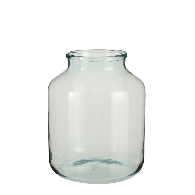 Vienne Vase - H42 x Ø29 cm - Recycled Glass - Transparent