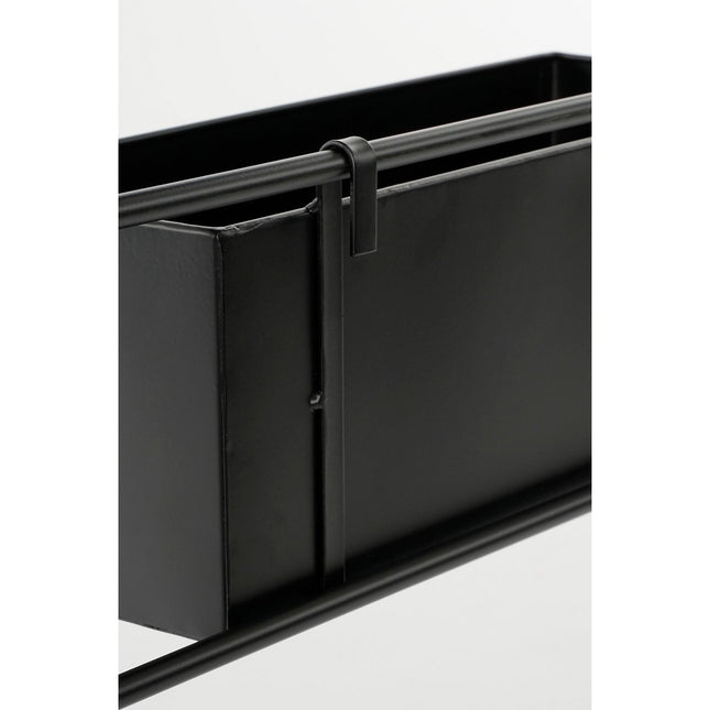 Dani Plant rack - L54 x W20 x H160 cm - Metal - Black