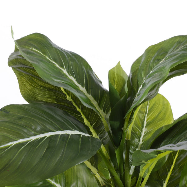 Evergreen Artificial Plant in Flower Pot Stan - H49 x Ø40 cm - Green
