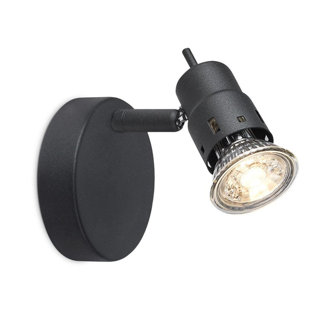 Home Sweet Home LED Wall Spot Cilindro - dimmable - Black