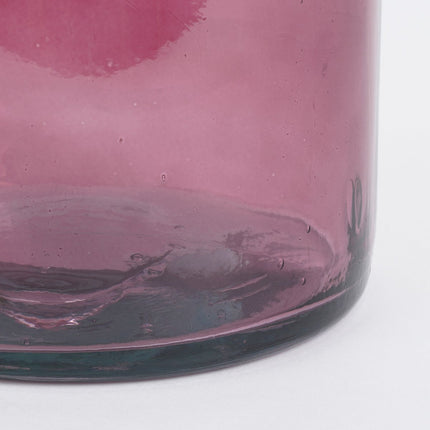 Rioja Bottle Vase - H50 x Ø15 cm - Recycled Glass - Bordeaux
