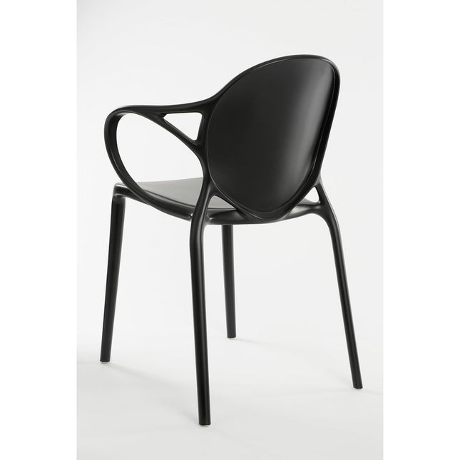 Nebraska Garden chair - L56 x W56.5 x H80 cm - Polypropylene - Black