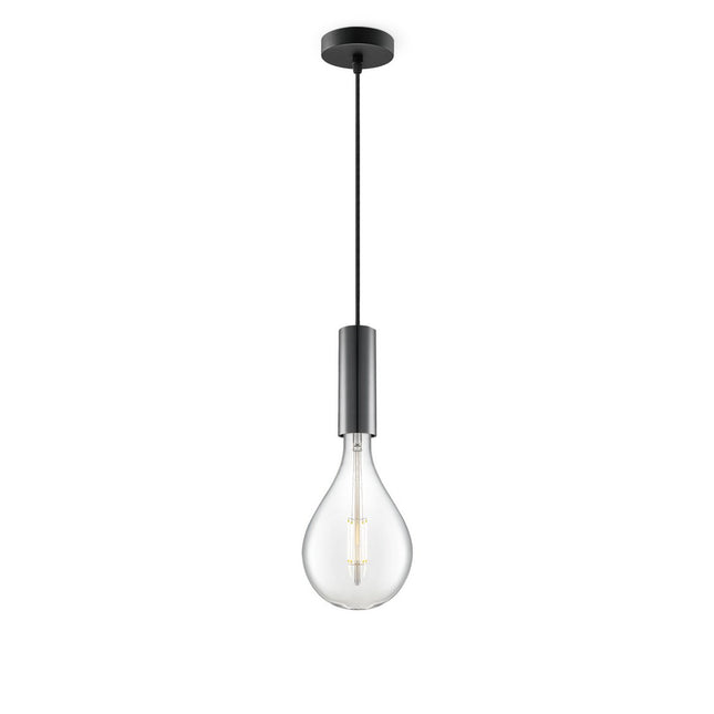 Home Sweet Home hanging lamp black Saga Pear - G16 - dimmable E27 clear