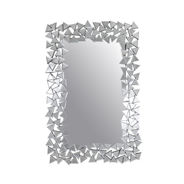 Wall mirror rectangular mosaic frame