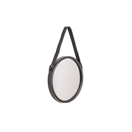 HV Round Mirror Metal - Black - 30cm
