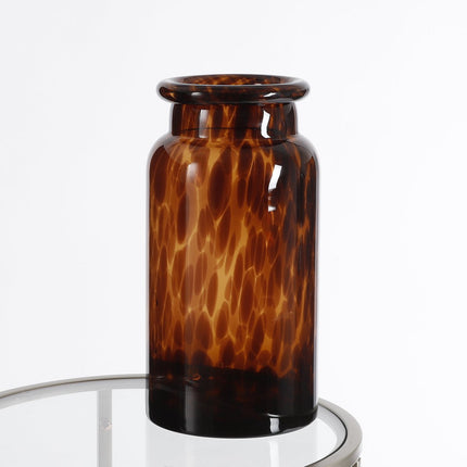 Tiger Vase - H30 x Ø15 cm - Brown