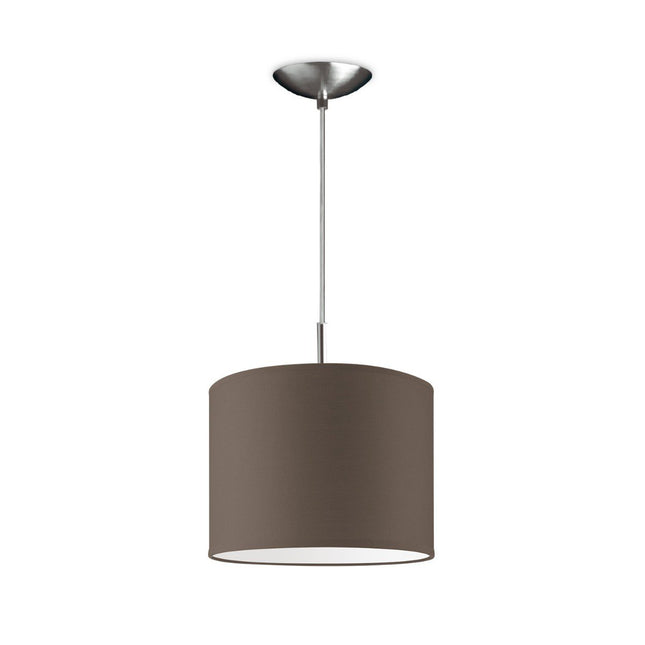 Home Sweet Home hanging lamp Tube Deluxe, E27, taupe, 25cm