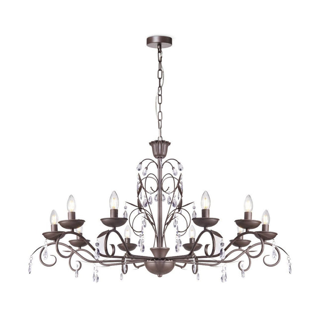 Home Sweet Home chandelier Barrocco - Black - 108x108x160cm