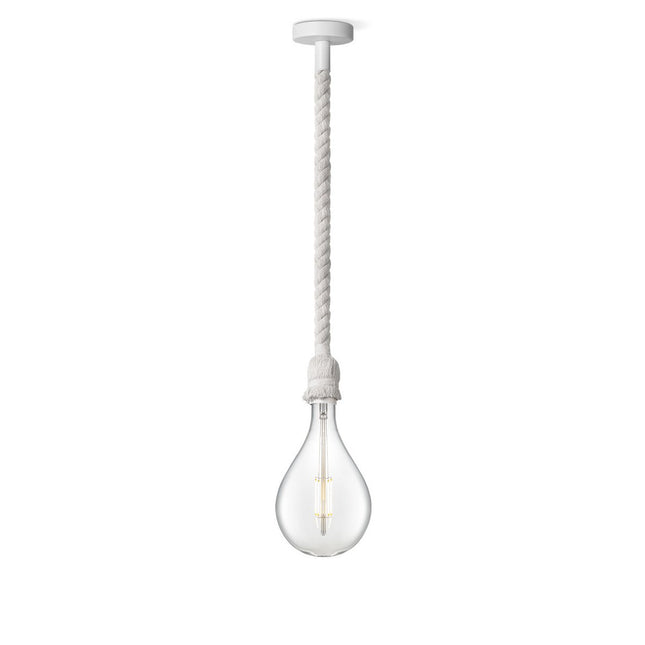 Home Sweet Home hanging lamp white Leonardo Pear - G160 - dimmable E27 clear