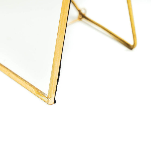 HV Rectangular Mirror Brass - Gold - 30x20x1cm