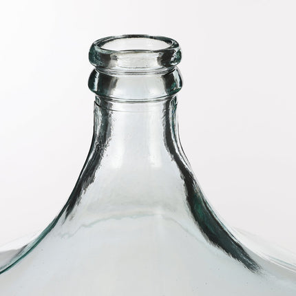 Diego Bottle Vase - H56 x Ø40 cm - Recycled Glass - Transparent