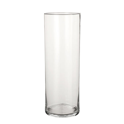Carly Vase - H55 x Ø19 cm - Cylinder - Transparent