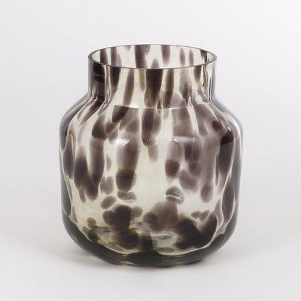 Pantera Vase - H26.5 x Ø26 cm - Brown