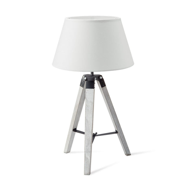 Home Sweet Home Table Lamp Largo - White Lamp Base and White Lampshade