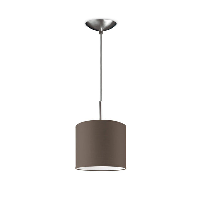 Home Sweet Home hanging lamp Tube Deluxe, E27, taupe, 20cm