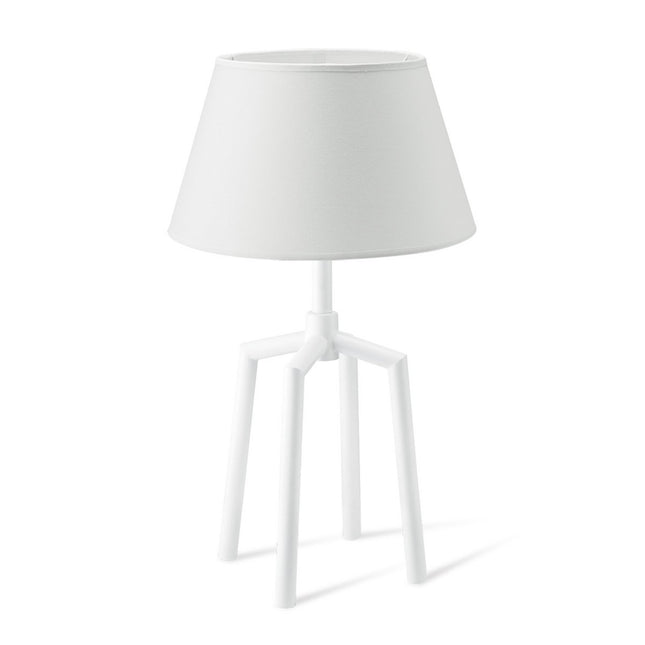 Home Sweet Home Table Lamp Largo - Unique Spinn-base White Lampshade