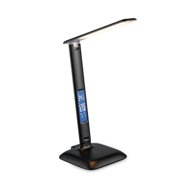 Home Sweet Home - Clock LED Desk Lamp 10W Black - Adjustable