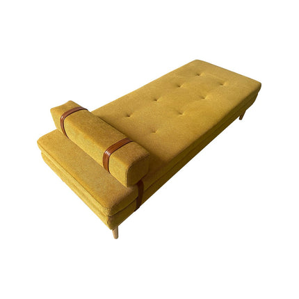 Yellow structured daybed